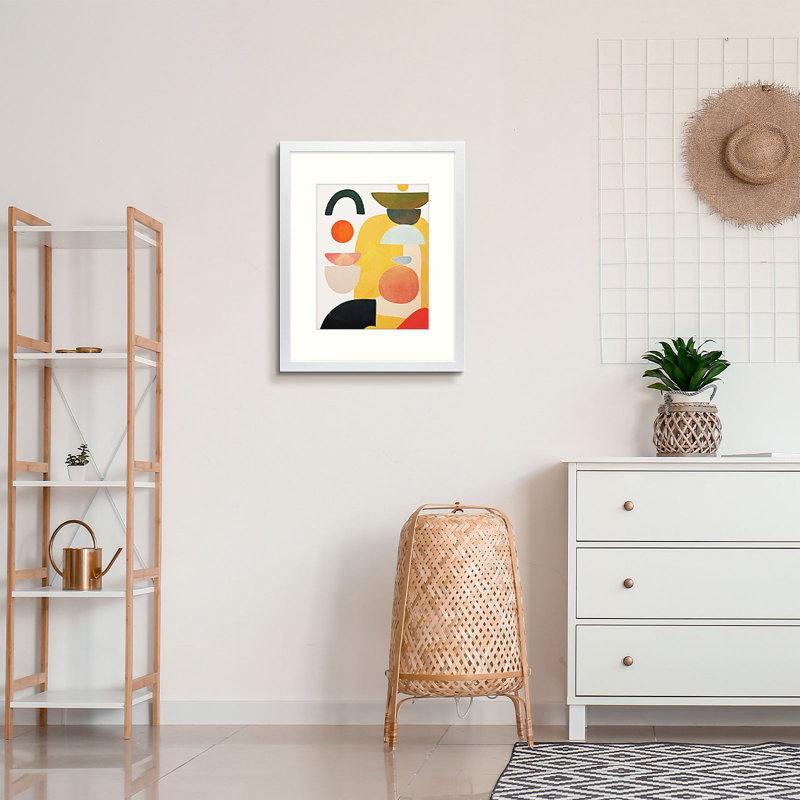 Ensemble de cadres muraux avec plexiglas - Basics by Wayfair ™, Blanc, 16 po x 20 po emmêlé à 11 po x 14 po