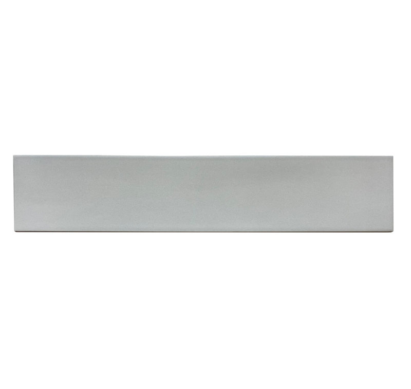 Ada 2" x 12" Straight Cut Porcelain Singular Tile Wall & Floor, Gray