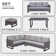 Nazime Wicker 9 - Person Modular Patio Conversation Sets with Cushions