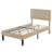 Kempst Twin Size Bed Frame, Upholstered Twin Platform Bedframe with Height Adjustable Tufted Headboard, Heavy Duty Mattress Foundation with Wooden Slats, No Box Spring Needed, Under Bed Storage-167315290-159685604