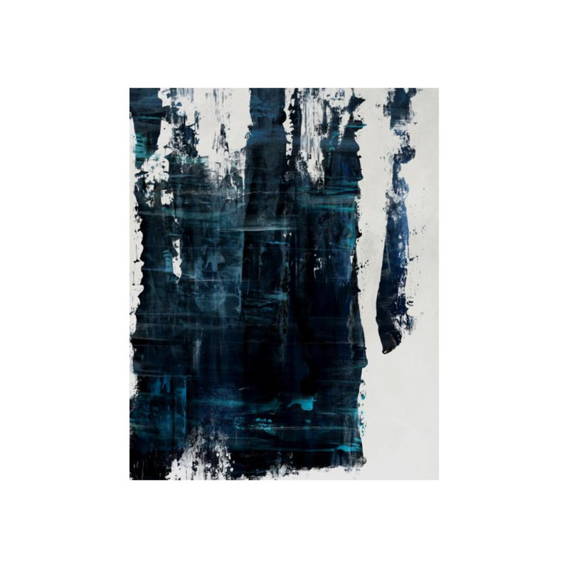 Impression sur toile tendue, "Deep pensée" par Mari Urasawa, H 51 po x l 40 po x P 1,5 po, Couche de verre