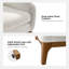 Fauteuil demi-tonneau moderne avec pieds en bois massif Berklie-1714433084