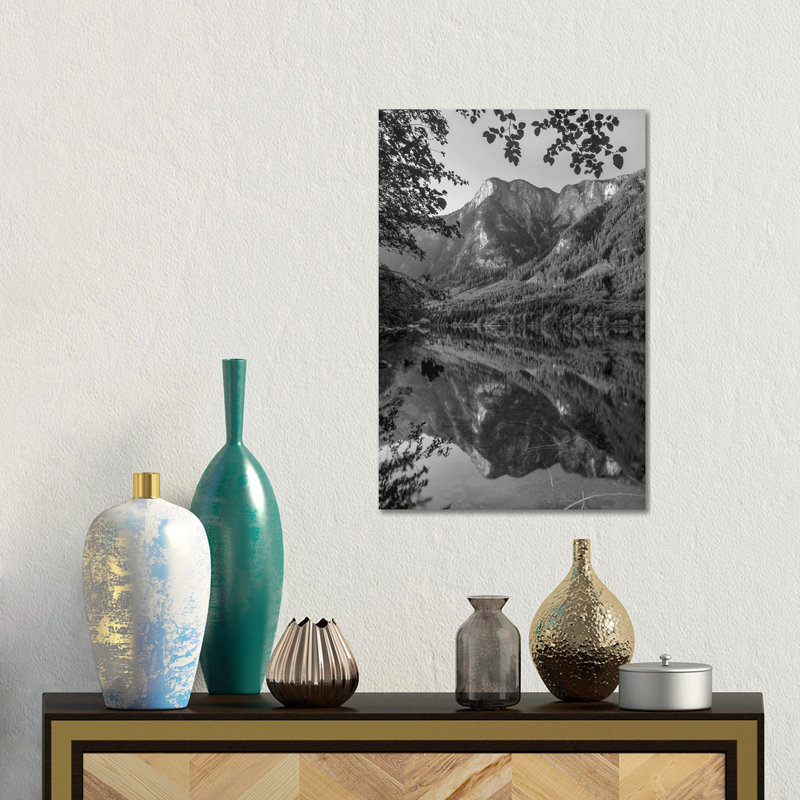 Cascade Mountains Reflected In Silver Lake Near Hope, British Columbia, Canada by Tim Fitzharris - Gallery-Wrapped Canvas Giclée on Canvas