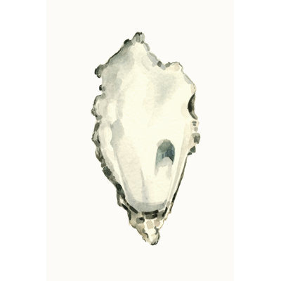Neutral Oyster Study IV by Emma Caroline - Wrapped Canvas Painting