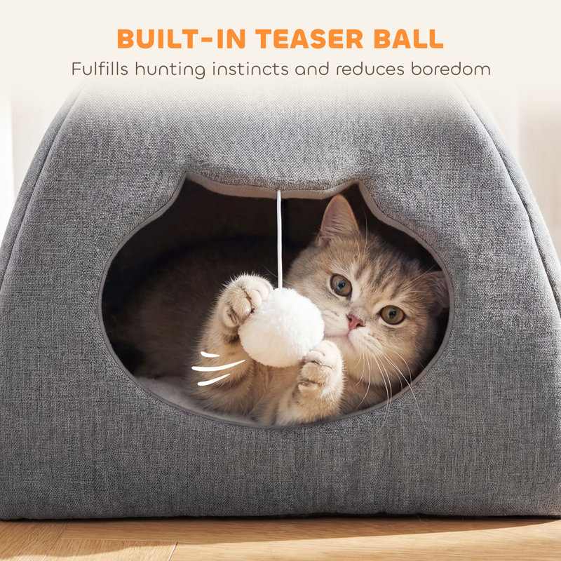 Polyester, Suede / Faux Suede Pet Bed