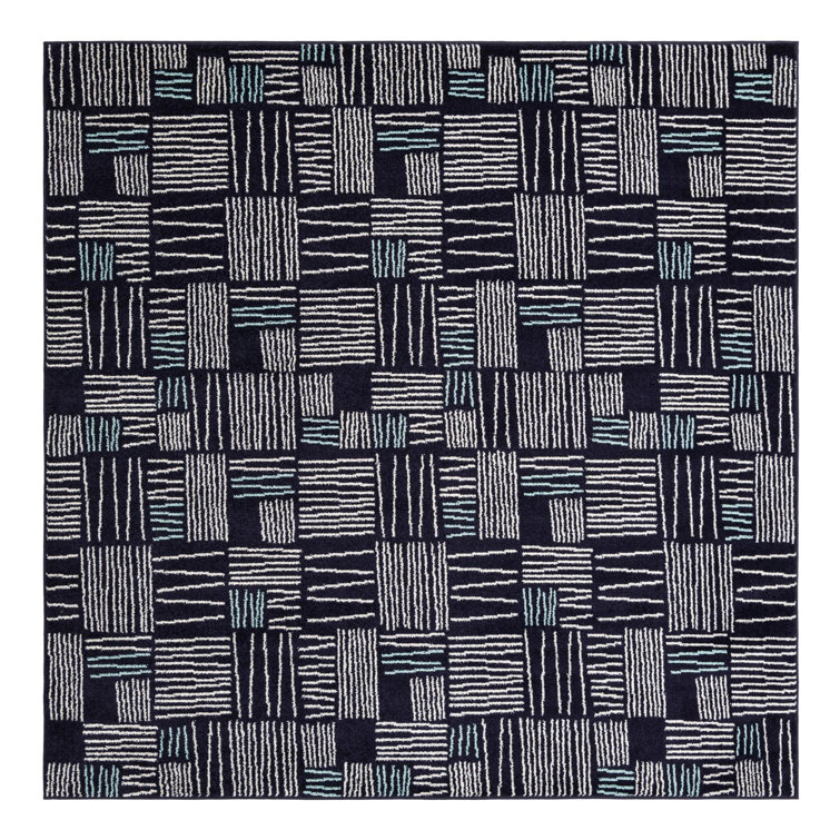 Anaka Synthetic Geometric Indoor Rug