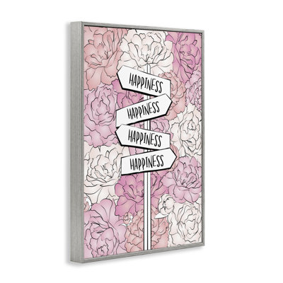Art giclée «Happiness Sign» par Martina Pavlova