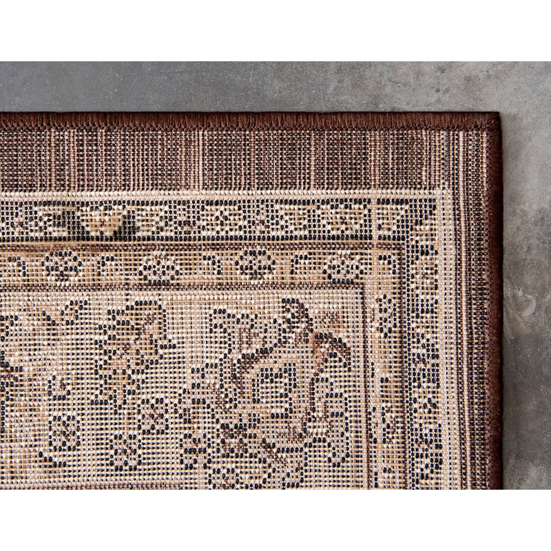 Zayandeh Oriental Indoor Rug, Round 8'