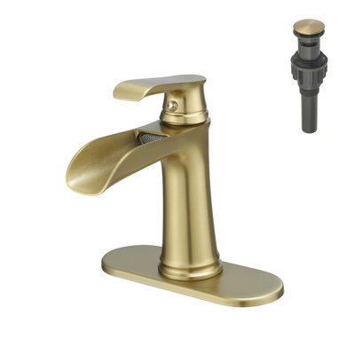 Robinet pour salle de bain à poignée simple Waterfall