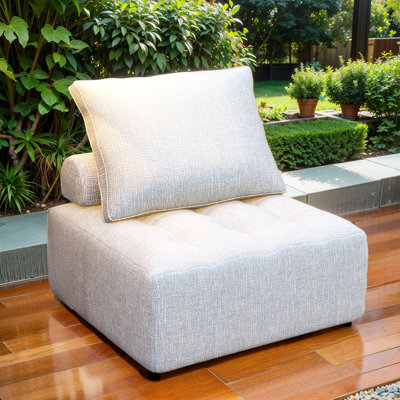 Aluminum Alloy Frame Outdoor Modular Chair With Waterproof Cover