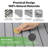 Stone Drying Mat – Light Grey – Extra Large, Quick-Drying, Super Absorbent, Collapsible Diatomaceous Earth, Countertop Use For Dishes