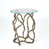 Glass End Table
