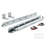 VEVOR 1.85 Bottom Mount and Mounting / Installation Required Self-Closing Soft Close Drawer Glides-96230486