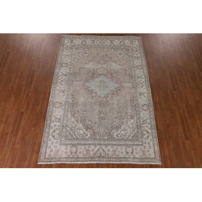 Distressed Traditional Area Rug 7x10