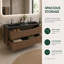 Stanhope 1200 mm Double Vanity with Integrated Glass Basin-36804875