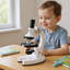 Microscope pour enfants 1200X avec lumière DEL, trousse de laboratoire à domicile et jouet d'apprentissage pour les STMM pour les enfants de 6 à 12 ans-118144294