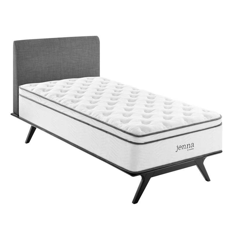 Modway Jenna Innerspring and Foam Mattress, Twin, 14"
