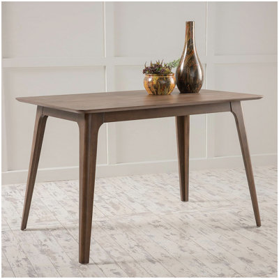 Dining Table Solid Wood Legs, Walnut