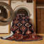 Tapis persan noir lavable à la machine-532348859