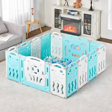 Albott Brile Albott Foldable Baby Playpen Kid Activity Center with