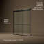 Levity Plus Less Sliding Bath Door, 61-9/16 In. H X 56-5/8 - 59-5/8 In. W, With 5/16 In.-Thick Crystal Clear Glass-400694524