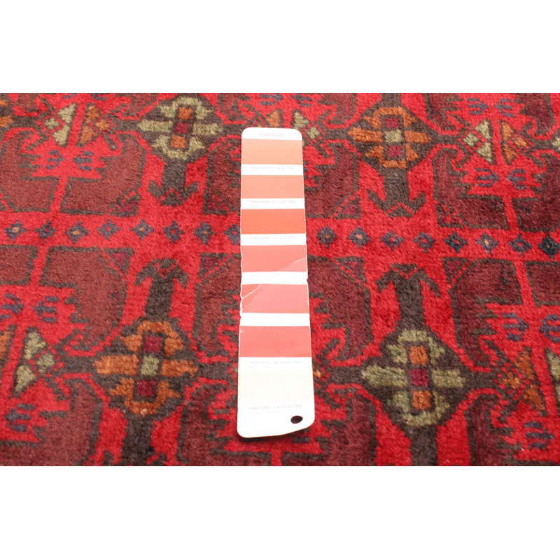 Tapis rouge Teimani 3 pi 5 po x 5 pi 10 po