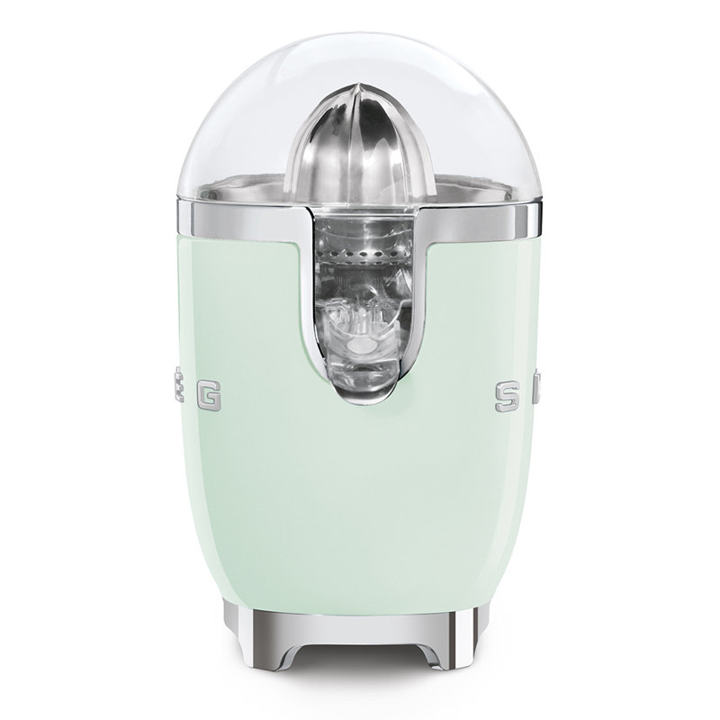 SMEG 50's Retro Style Aesthetic Citrus Juicer, Pastel Green