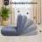 Adjustable 5-positions Padded Floor Gaming Chair With Back Support-545029658