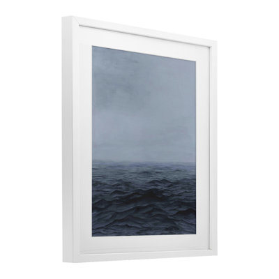 Vaste océan, reproduction encadrée sous verre, conception de Michael Willett
