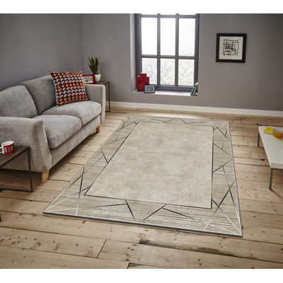 Luxurious Area Carpet (5.2 x 7.5 ft), 100% Polyester, 740 g/m² | Soft Velvet Fabric with Non-Slip Felt Dot Underside, Laminated Sponge for Comfort | Easy to Clean, Machine Washable at 86°F | Ideal for Living Room & Bedroom Decor