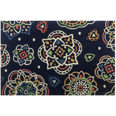 Raquette Looped / Hooked Geometric Rug