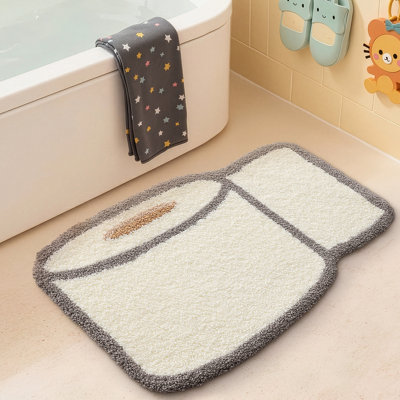 Non‑Slip Machine Washable Absorbent Soft Bath Rug