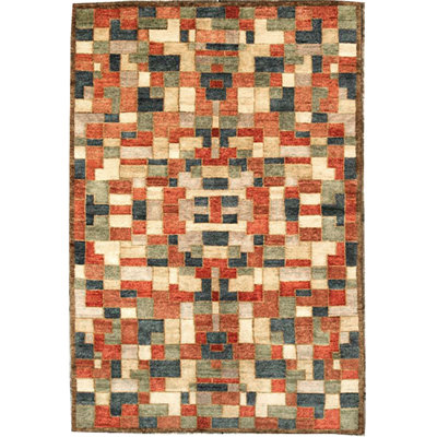 Wool Geometric Area Rug