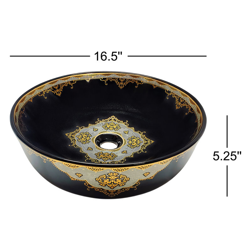 Lavabo de salle de bain vasque circulaire Classic