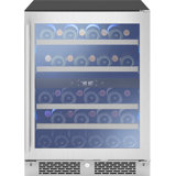 Zephyr Presrv 24 in. 37 Bottle Dual Zone ADA Wine Cooler