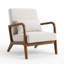 Upholstered Linen Accent Chair