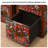 Small Bohemian - Style Premium Fabric Accent Trunk