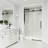 Cass 60-64" W x 76" H Sliding Frameless Shower Door with 3/8" Clear Glass-55865499