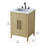 24 Inch Single Bathroom Vanity-960775774