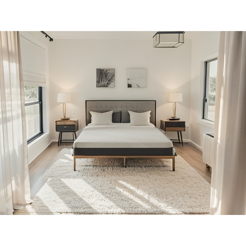 Matelas en mousse viscoélastique gélifiée pleine ferme, 12"