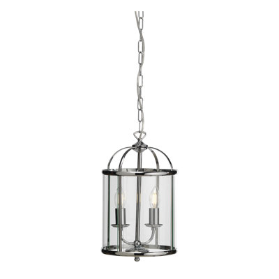 Montauk 2 - Light Chrome Lantern Pendant