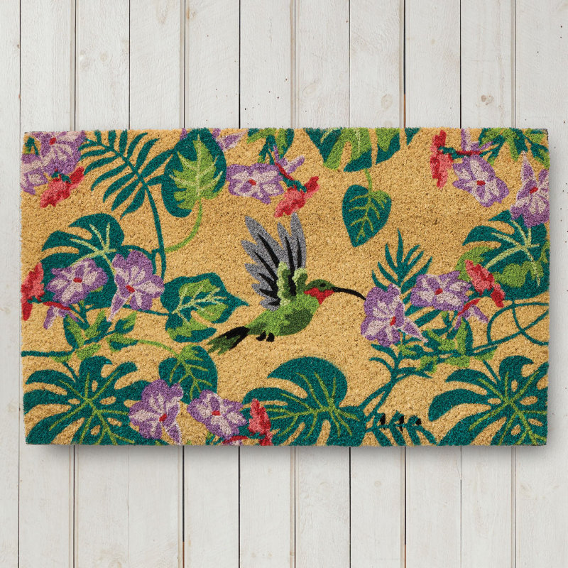 Hummingbird Paradise Doormat 18x30
