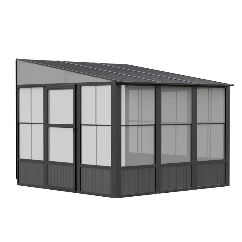 Sojag Charleston Conservatory 3m x 3m, 244.5cm H x 306cm W x 308.9cm D