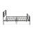 Tyler Queen Platform Bed with 9 Metal Legs - Magnificent Bed in Powder Coating Black Color-393159624