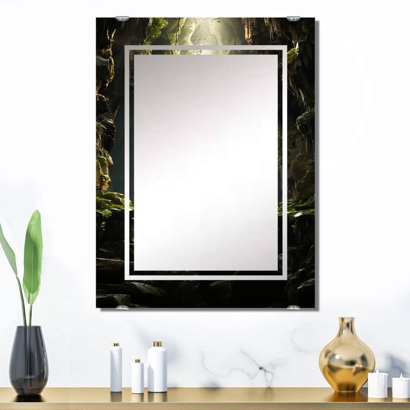Thrugun - miroir mural bouddhisme MIR142004, 32 po x 24 po
