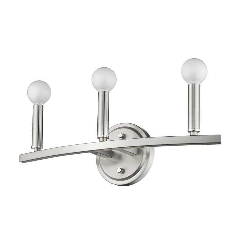 Sawyer 3 - Light Dimmable Vanity Light, Satin Nickel