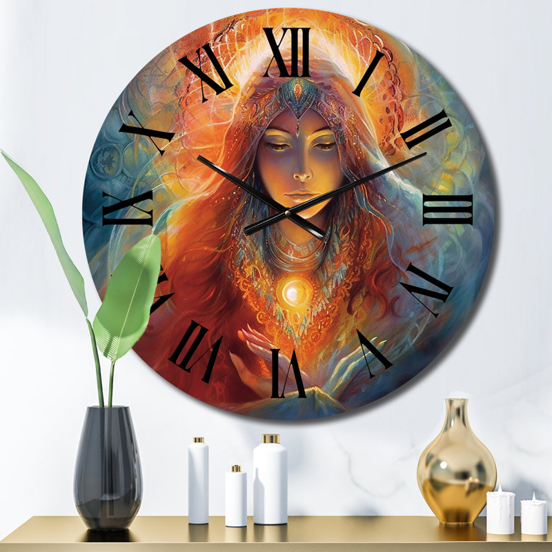 Horloge murale Divine Goddess Incantations, Petit