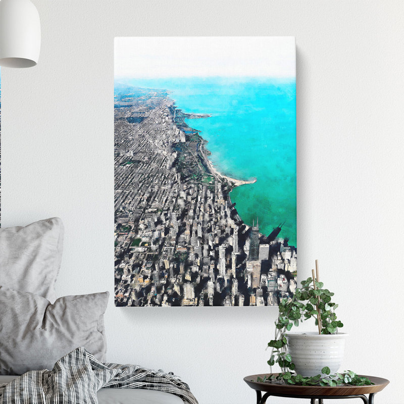 View Of Doha In Qatar - Wrapped Canvas Print, 50cm H x 35cm W x 3cm D