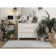 Silver Nasturtium Cut-loop Trellis Area Rug by