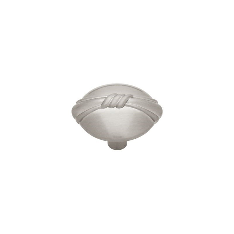 (5 Pack) 1-3/16 inch Bundled Reed Knob, Satin Nickel